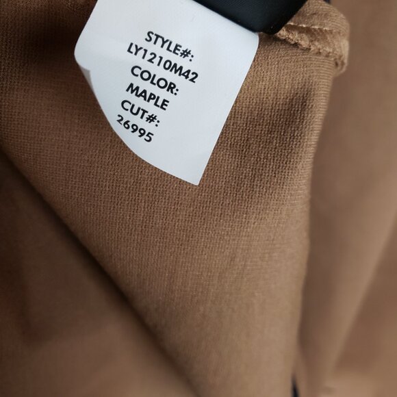 Liverpool Boyfriend Blazer With Princess Dart Maple Brown Open Front Ponte 2X - Picture 9 of 9